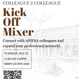 C2C Kickoff Mixer – Tuesday, (October 17), 11:30am-1:30pm at MHP Courtyard