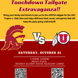 APIFSA Tailgate (October 21), Discounted Football Game Tix, and Raffle!