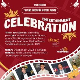 Celebrate Filipino American History Month with Entertainment ???✨on Friday, October 20, 2023!